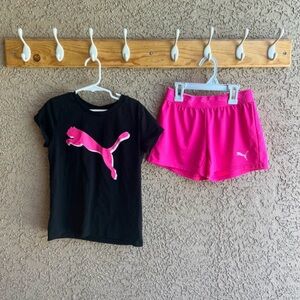 Puma girls athletic set